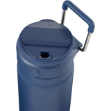 Kara 24 oz Recycled Insulated Bottle with Swivel Lid — Navy (NY) — blank detail view — 14