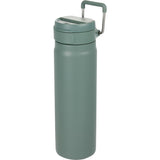 Kara 24 oz Recycled Insulated Bottle with Swivel Lid — Sage (SG) — blank left angle — 37