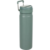 Kara 24 oz Recycled Insulated Bottle with Swivel Lid — Sage (SG) — blank right angle — 36