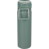 Kara 24 oz Recycled Insulated Bottle with Swivel Lid — Sage (SG) — blank back view — 35