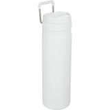 Kara 24 oz Recycled Insulated Bottle with Swivel Lid — White (WH) — blank right angle — 9