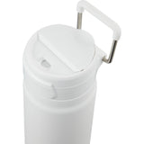 Kara 24 oz Recycled Insulated Bottle with Swivel Lid — White (WH) — blank detail view — 6
