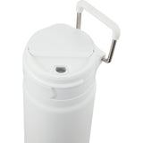 Kara 24 oz Recycled Insulated Bottle with Swivel Lid — White (WH) — blank detail view — 5