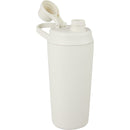 Wellable™ 20 oz Vacuum Insulated Shaker Bottle — Cream (CR) — blank right angle