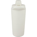 Wellable™ 20 oz Vacuum Insulated Shaker Bottle — Cream (CR) — blank back view