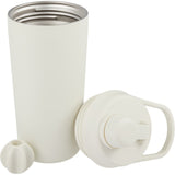 Wellable™ 20 oz Vacuum Insulated Shaker Bottle — Cream (CR) — blank detail view — 9