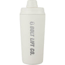 Wellable™ 20 oz Vacuum Insulated Shaker Bottle — Cream (CR) — decorated front view