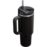 Stanley Quencher H2.O FlowState™ Tumbler 40 oz — Black (BK) — blank right angle — 15