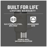 Stanley Quencher H2.O FlowState™ Tumbler 40 oz — Cream (CR) — blank detail view — 26