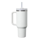 Stanley Quencher H2.O FlowState™ Tumbler 40 oz — Frost (FRST) — blank front view — 9