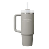 Stanley Quencher H2.O FlowState™ Tumbler 30 oz — ASH — decorated front view — 55