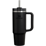 Stanley Quencher H2.O FlowState™ Tumbler 30 oz — Black (BK) — blank back view — 29