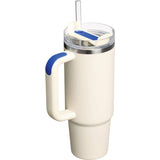 Stanley Quencher H2.O FlowState™ Tumbler 30 oz — Cream with Royal Accent — blank right angle — 47