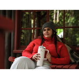 Stanley Quencher H2.O FlowState™ Tumbler 30 oz — Cream (CR) — blank front view — 15