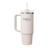 Stanley Quencher H2.O FlowState™ Tumbler 30 oz — Rose Quartz (RSQTZ) — decorated front view — 40