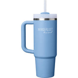 Stanley Quencher H2.O FlowState™ Tumbler 30 oz — Sky Blue — decorated front view — 35