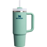 Stanley Quencher H2.O FlowState™ Tumbler 30 oz — Spring Green (SPG) — blank back view — 6
