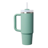Stanley Quencher H2.O FlowState™ Tumbler 30 oz — Spring Green (SPG) — blank front view — 3