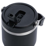 Stanley IceFlow™ Flip Straw Tumbler 20 oz — Black (BK) — blank detail view — 5