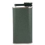 Stanley Easy Fill Wide Mouth Flask 8 oz — Green — blank front view — 6