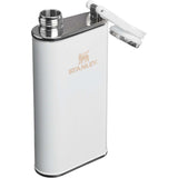Stanley Easy Fill Wide Mouth Flask 8 oz — Hammertone Frost — blank right angle — 21
