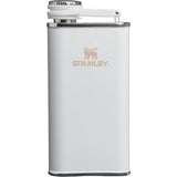 Stanley Easy Fill Wide Mouth Flask 8 oz — Hammertone Frost — blank back view — 20
