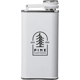 Stanley Easy Fill Wide Mouth Flask 8 oz — Hammertone Frost — decorated front view — 17