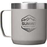 Stanley Legendary Camp Mug 12 oz — ASH — decorated front view — 12