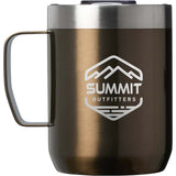 Stanley Legendary Camp Mug 12 oz — Gun Metal — decorated front view — 2