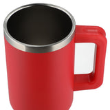 Pinnacle 40oz Vacuum Insulated Travel Tumbler — Red (RD) — blank product view — 39