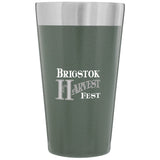 Stanley Stay-Chill Stacking Pint 16oz — Green (GR) — decorated front view — 14