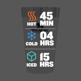 Stanley Stay-Chill Stacking Pint 16oz — Polar (PLR) — blank front view — 5