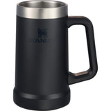 Stanley Adventure Big Grip Stein 24 oz — Black (BK) — blank back view — 9