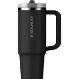 Stanley Quencher ProTour Flip Straw Tumbler 40 oz — Black (BK) — blank back view — 26