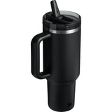 Stanley Quencher ProTour Flip Straw Tumbler 40 oz — Black (BK) — blank right angle — 25