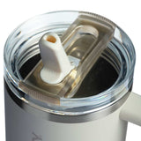 Stanley Quencher ProTour Flip Straw Tumbler 40 oz — Cream (CR) — blank detail view — 22