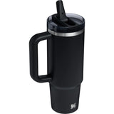 Stanley Quencher ProTour Flip Straw Tumbler 30 oz — Black (BK) — blank right angle — 22