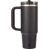 Stanley Quencher ProTour Flip Straw Tumbler 30 oz — Black (BK) — blank back view — 19
