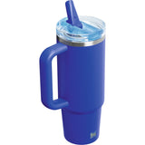 Stanley Quencher ProTour Flip Straw Tumbler 30 oz — Cobalt (CBT) — blank right angle — 45