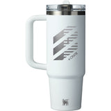 Stanley Quencher ProTour Flip Straw Tumbler 30 oz — Frost (FRST) — decorated front view — 38