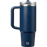 Stanley Quencher ProTour Flip Straw Tumbler 30 oz — Navy (NY) — blank product view — 8