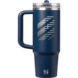 Stanley Quencher ProTour Flip Straw Tumbler 30 oz — Navy (NY) — decorated product view — 7