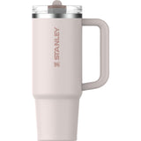 Stanley Quencher ProTour Flip Straw Tumbler 30 oz — Rose Quartz (RSQTZ) — blank back view — 35