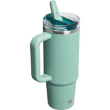 Stanley Quencher ProTour Flip Straw Tumbler 30 oz — Spring Green (SPG) — blank right angle — 30