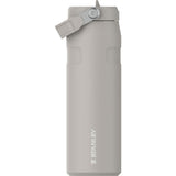 Stanley IceFlow Aerolight Flip Straw Water Bottle 24 oz — ASH — blank back view — 19