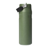 Stanley IceFlow Aerolight Flip Straw Water Bottle 24 oz — Dried Pine — blank front view — 8