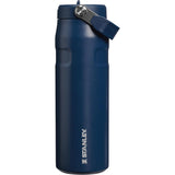 Stanley IceFlow Aerolight Flip Straw Water Bottle 24 oz — Navy (NY) — blank product view — 24
