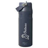 Stanley IceFlow Aerolight Flip Straw Water Bottle 24 oz — Twilight — decorated front view — 2