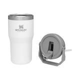 Stanley IceFlow™ 1.0 Flip Straw Tumbler 20oz — Polar (PLR) — blank front view — 3