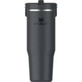 Stanley IceFlow™ 2.0 Flip Straw Tumbler 30oz — Black (BK) — blank product view — 13
